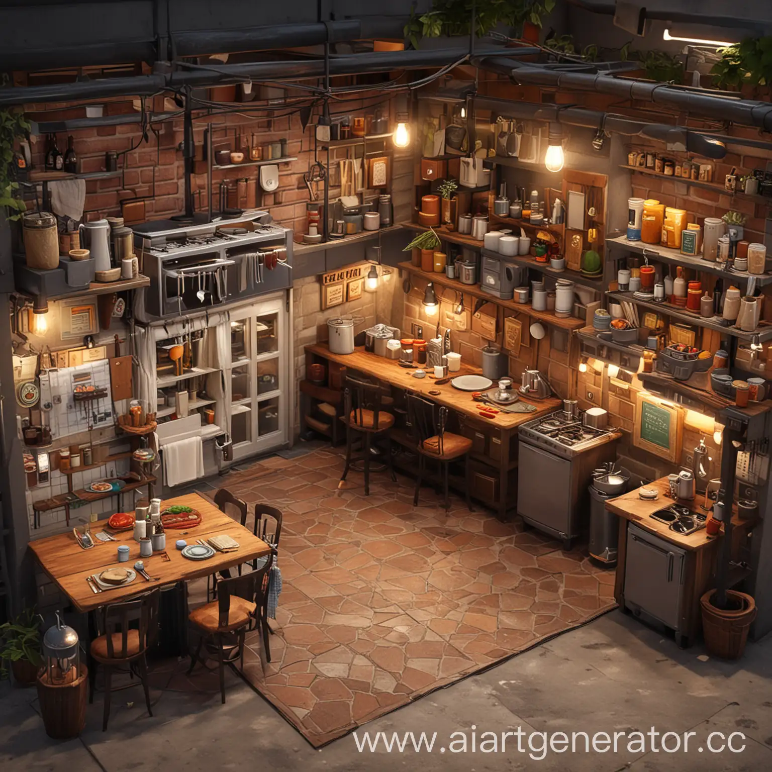 Cozy-Small-Restaurant-Kitchen-Scene-for-Game-Design