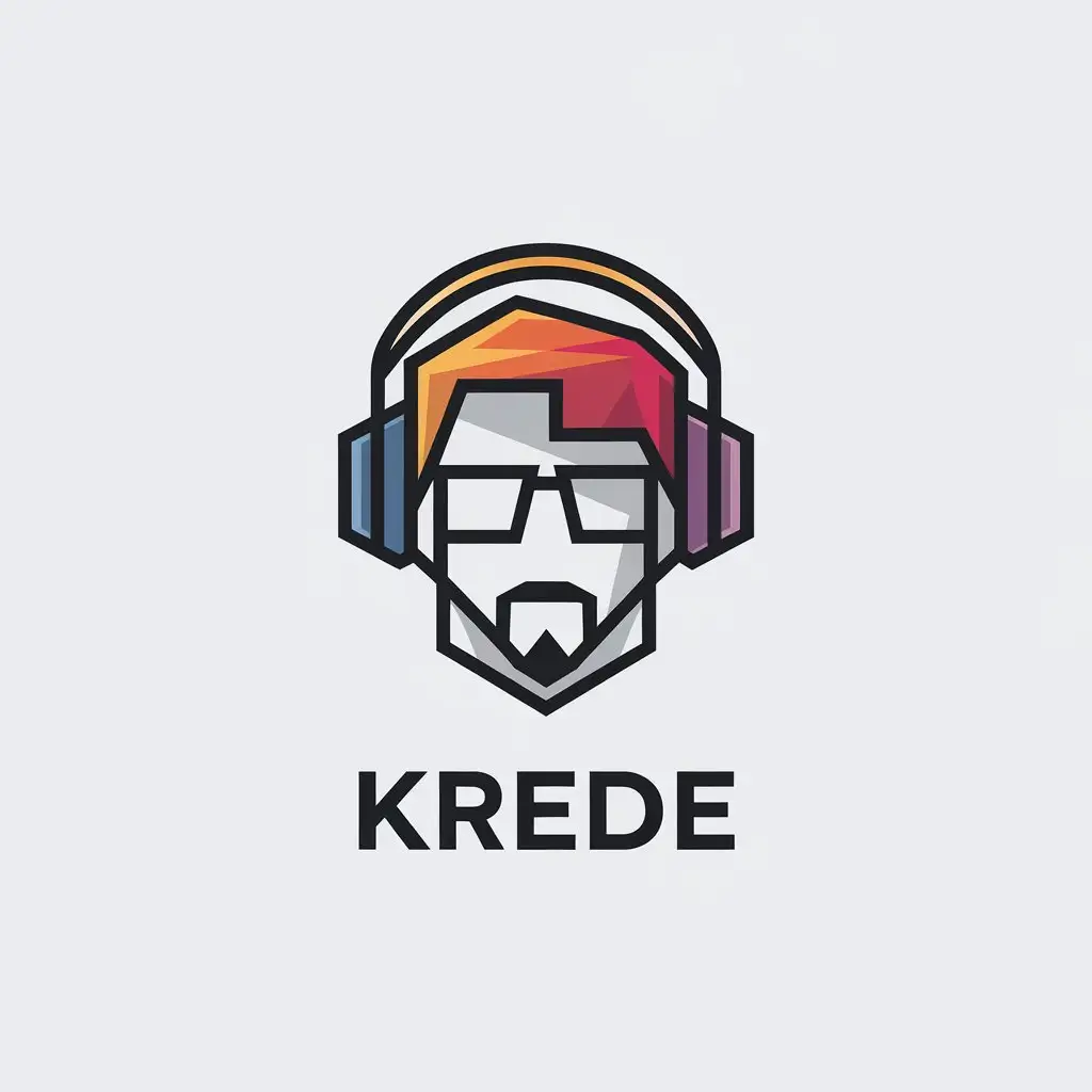 LOGO Design for Krede Twitch Streamer Themed Vector Art with Minimalist Aesthetic