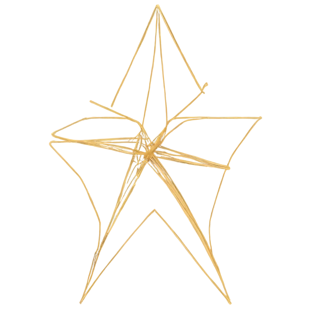 Stunning-Gold-Complicated-Star-Luxury-Decoration-PNG-for-Premium-Designs