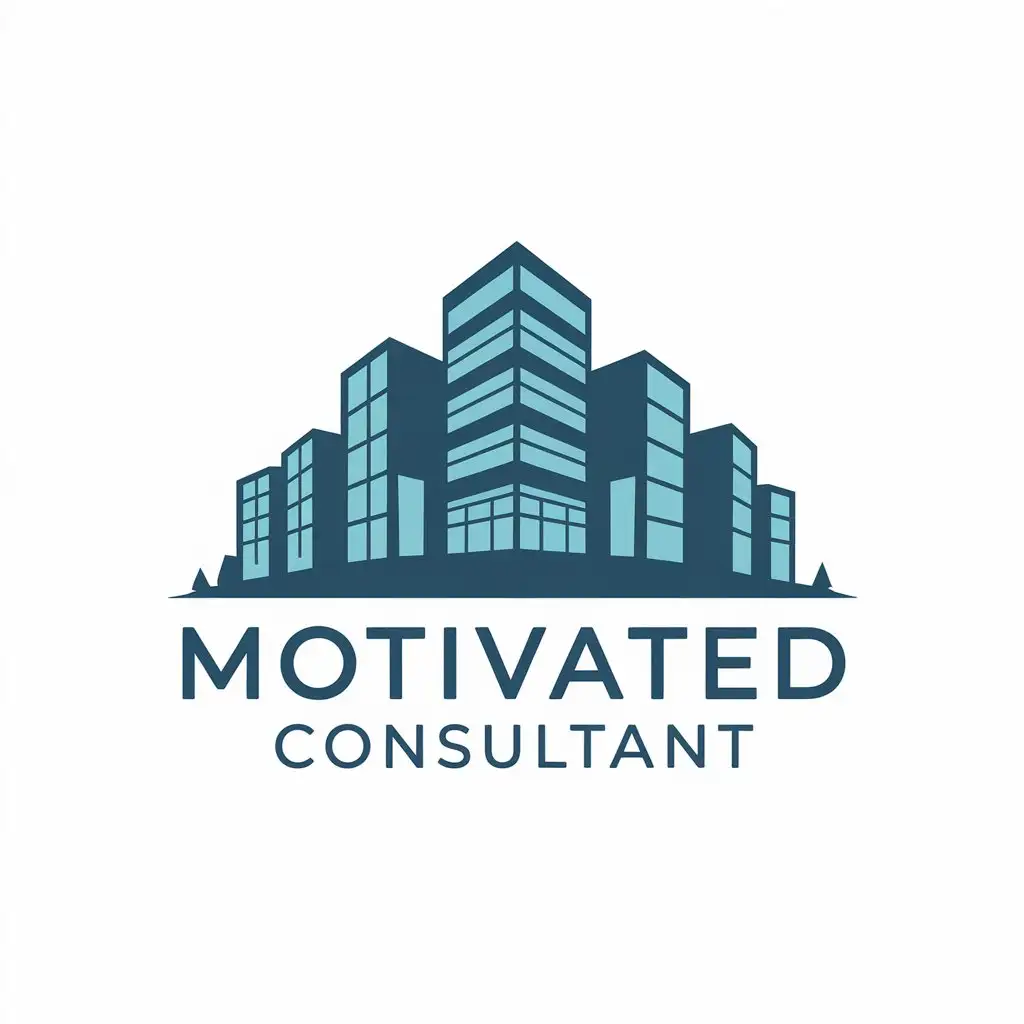 LOGO Design for Motivated Consultant BusinessCentric Complex Design for Real Estate Industry with Clear Background