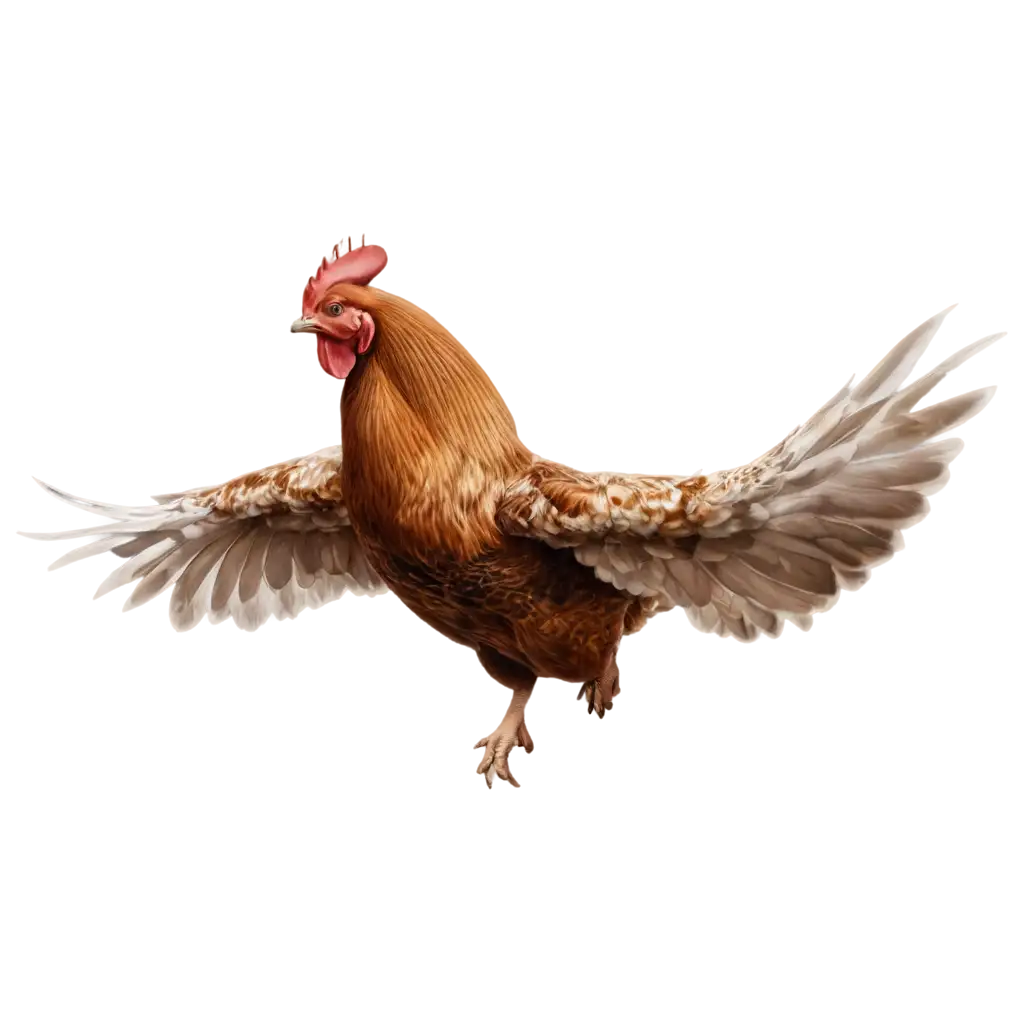 Flying-Hen-PNG-Image-Graceful-Poultry-in-Flight