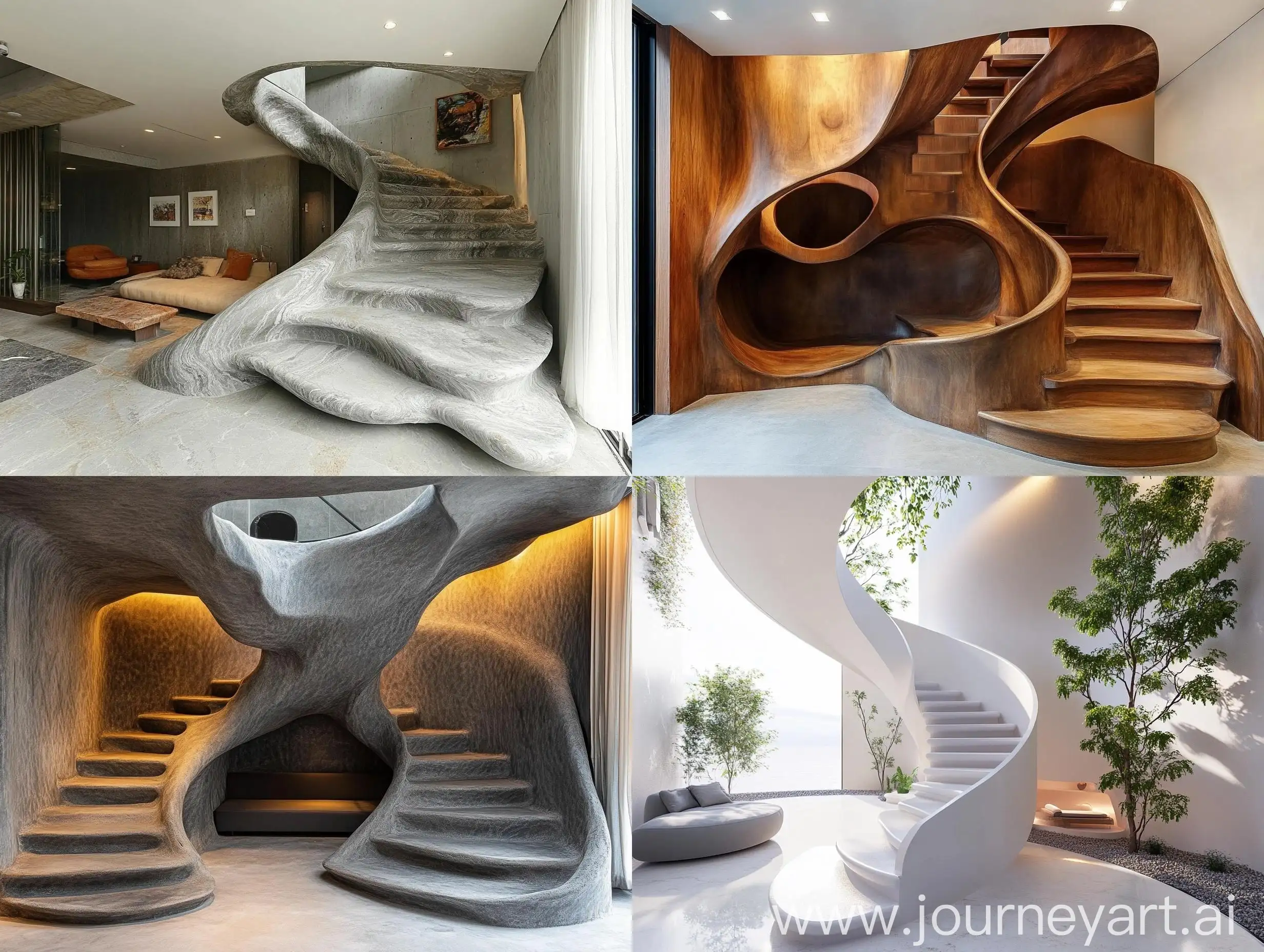 Unique-Art-Staircase-with-Relaxation-Zone-Underneath