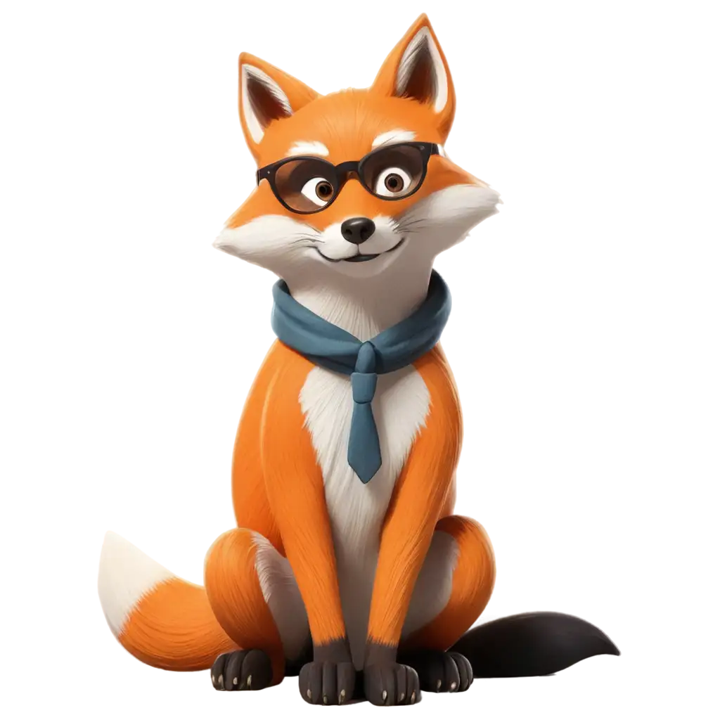 Cartoon-Fox-with-Sunglasses-PNG-Image-Cool-Character-Sitting-on-the-Ground