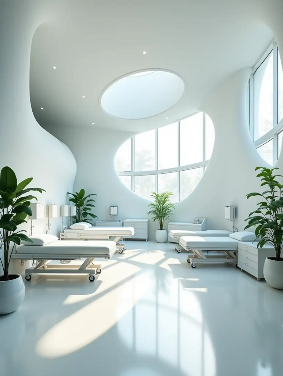 Modern Organic Architecture in a Hospital Setting