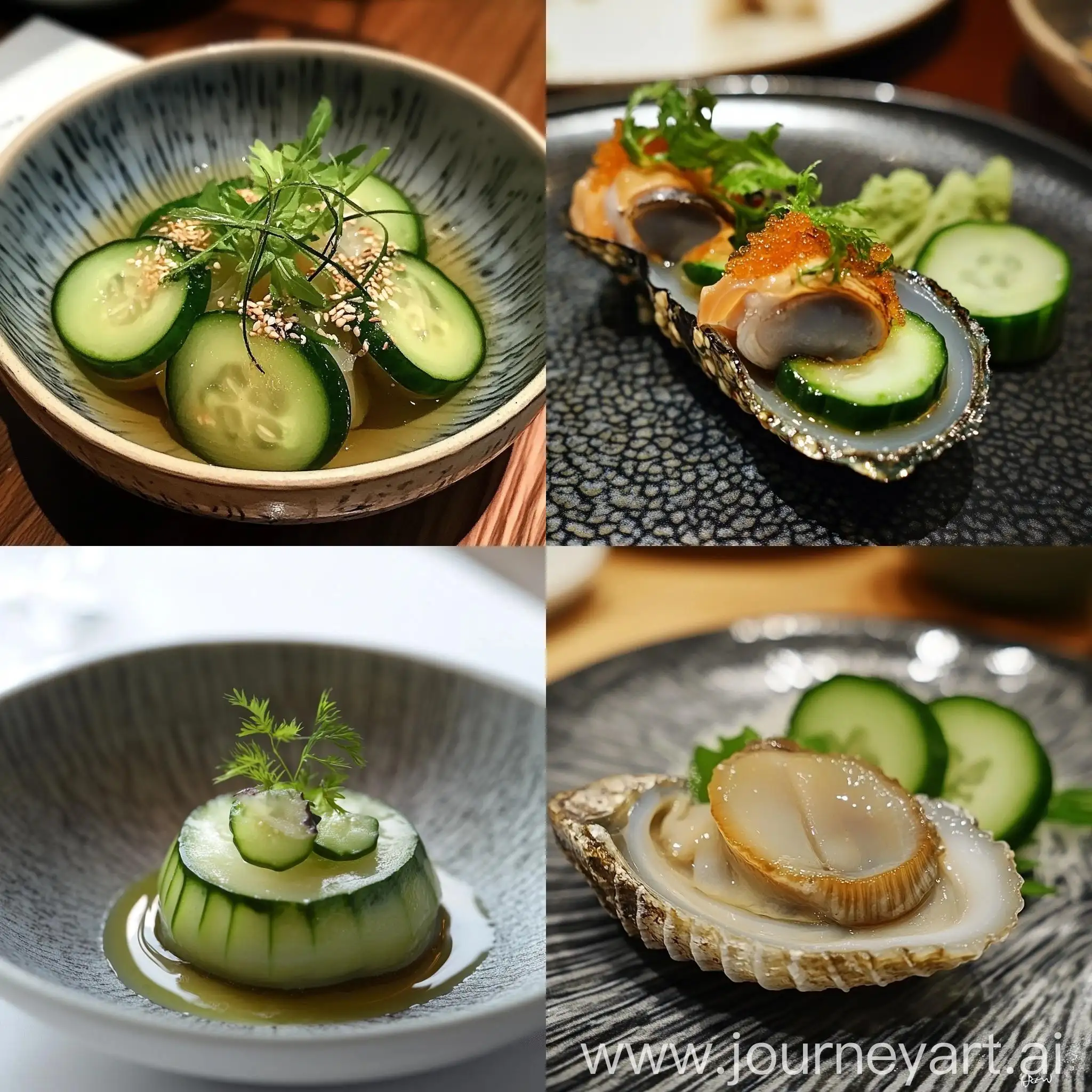 Abalone-and-Cucumber-Delicacy-on-Elegant-Table-Setting