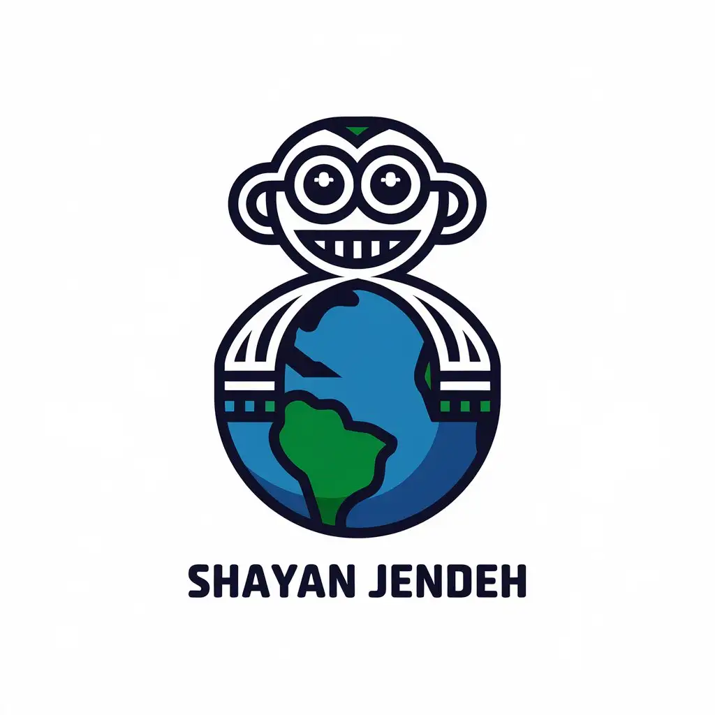 LOGO Design for SHAYAN JENDEH Vector with HUMEN Symbol for Internet Industry