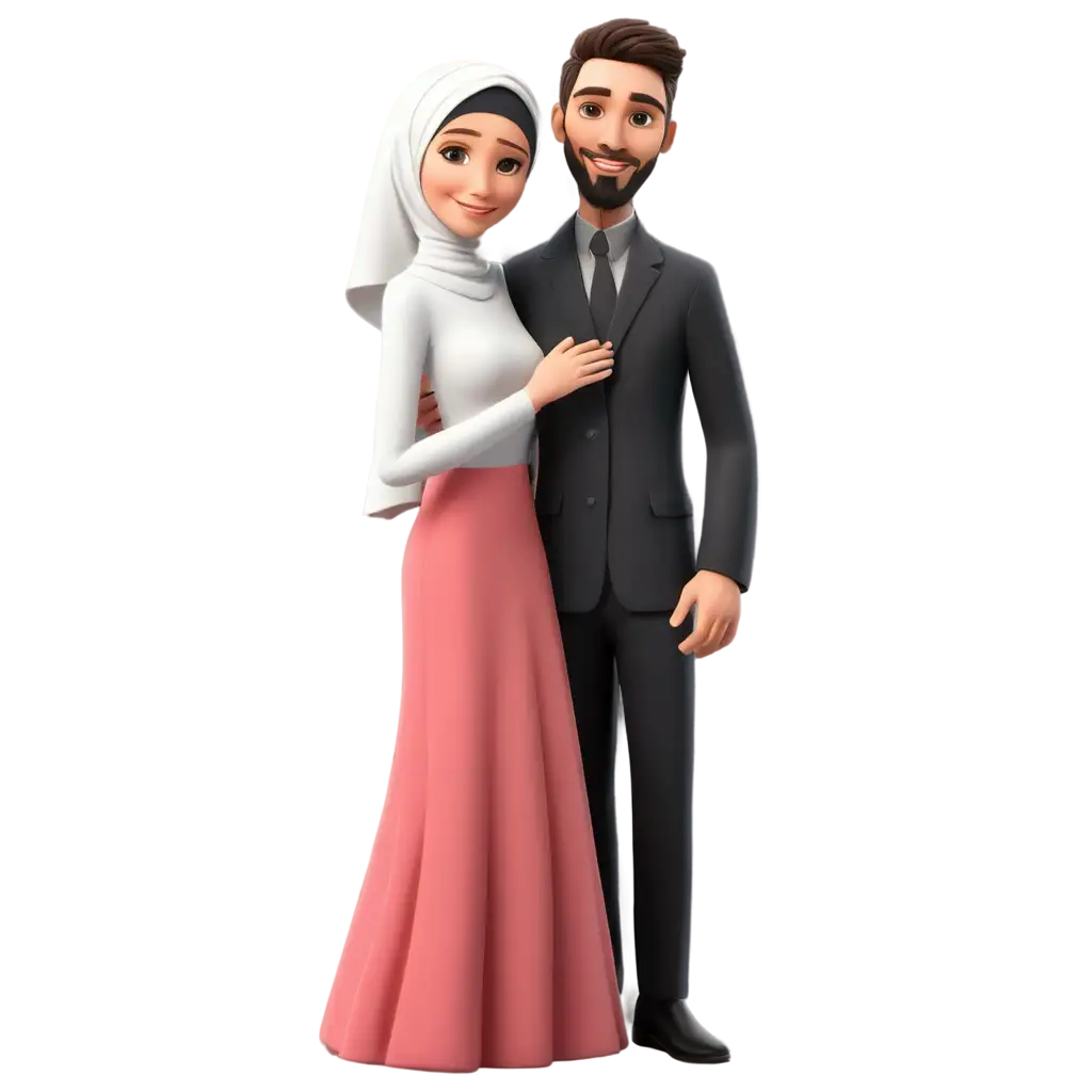 3D-Muslim-Wedding-Couple-PNG-HighQuality-Vector-for-Digital-Designs