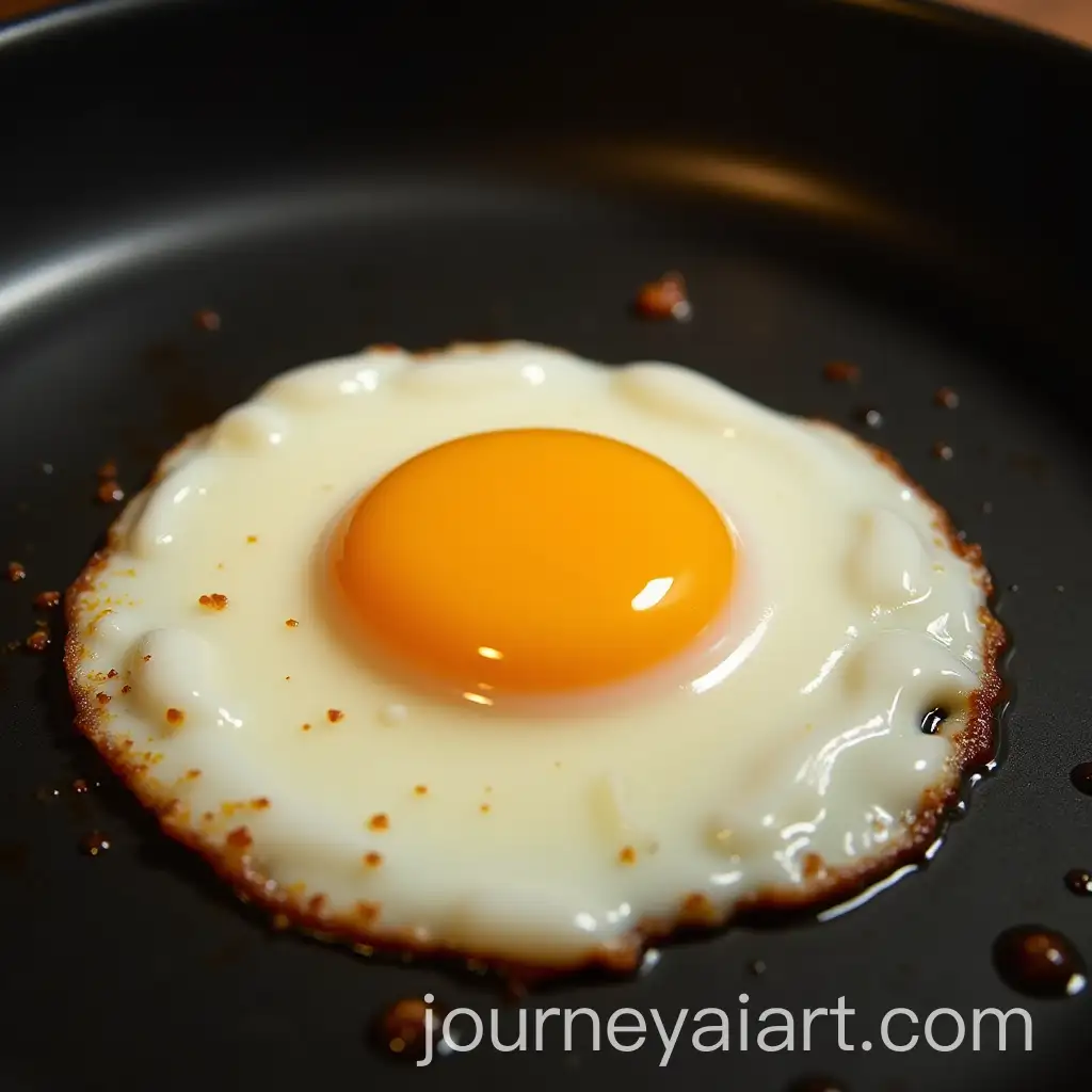 Fried-Egg-Cooking-in-a-Frying-Pan-on-a-Stovetop