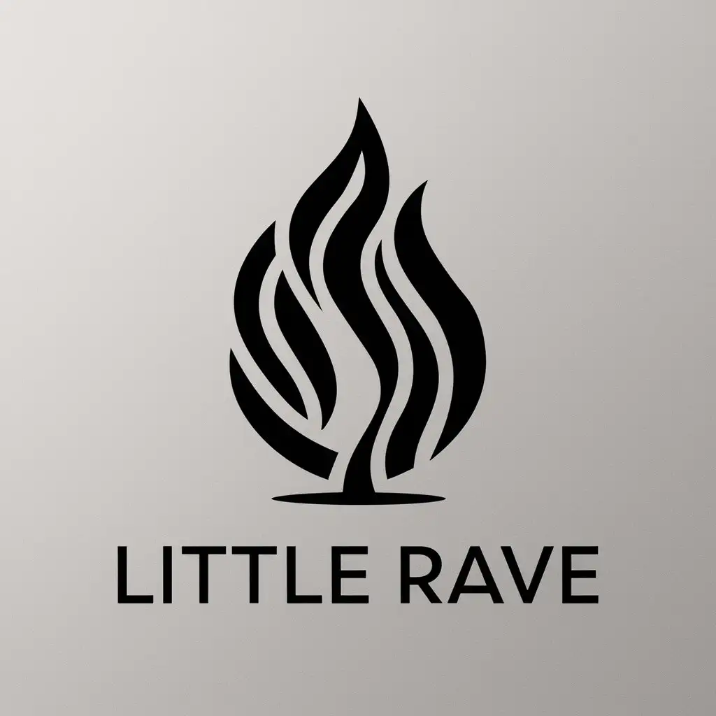 LOGO-Design-For-Little-Rave-Fiery-and-Vibrant-Symbol-for-Entertainment-Industry