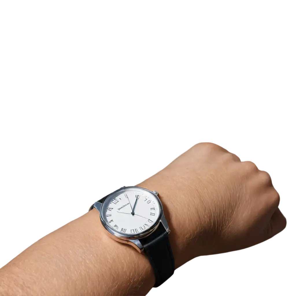 HighQuality-PNG-Image-of-a-Wrist-Watch-with-Shadow-for-Enhanced-Visual-Appeal