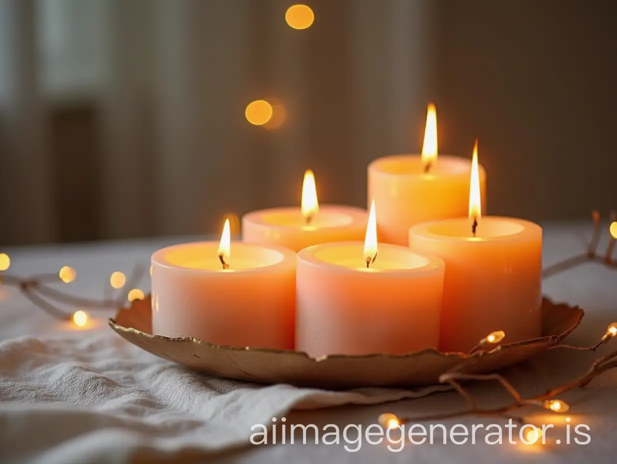 Handmade-Candles-Displayed-onAI-Image-Prompt-Expansion-a-Wooden-Table-for-Website-Banner