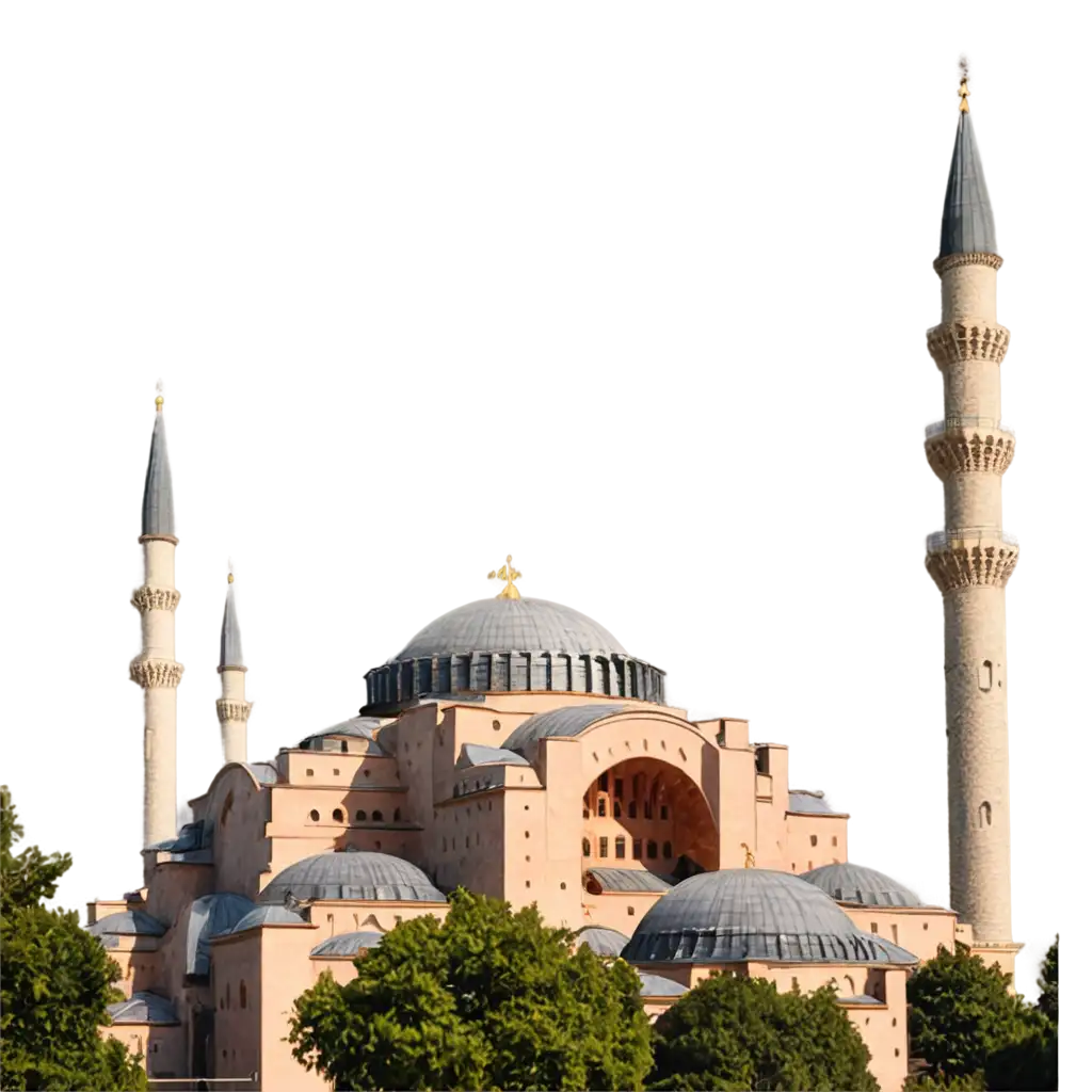 Hagia-Sophia-Sultan-Ahmed-Mosque-PNG-Image-in-Daylight-HighQuality-Clarity