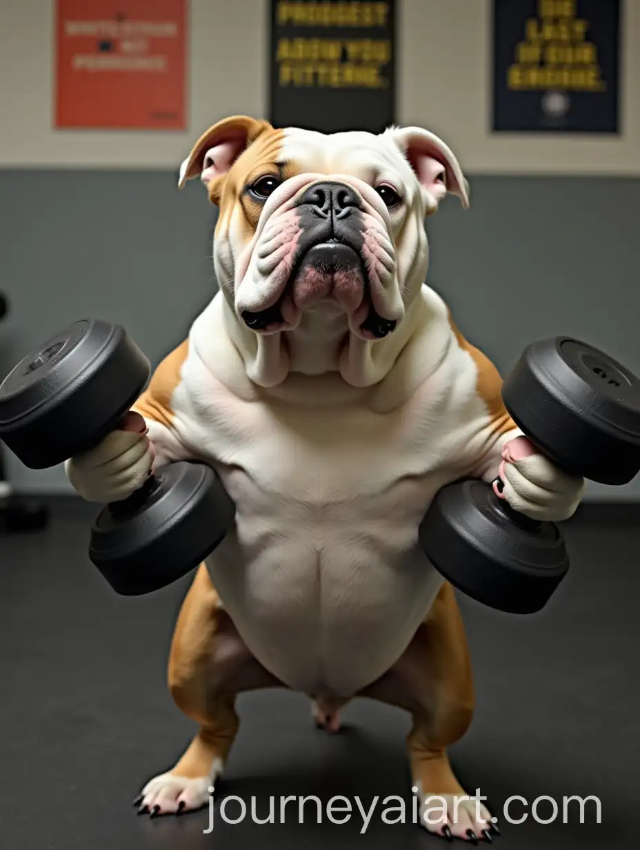 Bulldog-Lifting-Dumbbells-in-Gym-with-Focus-and-Determination
