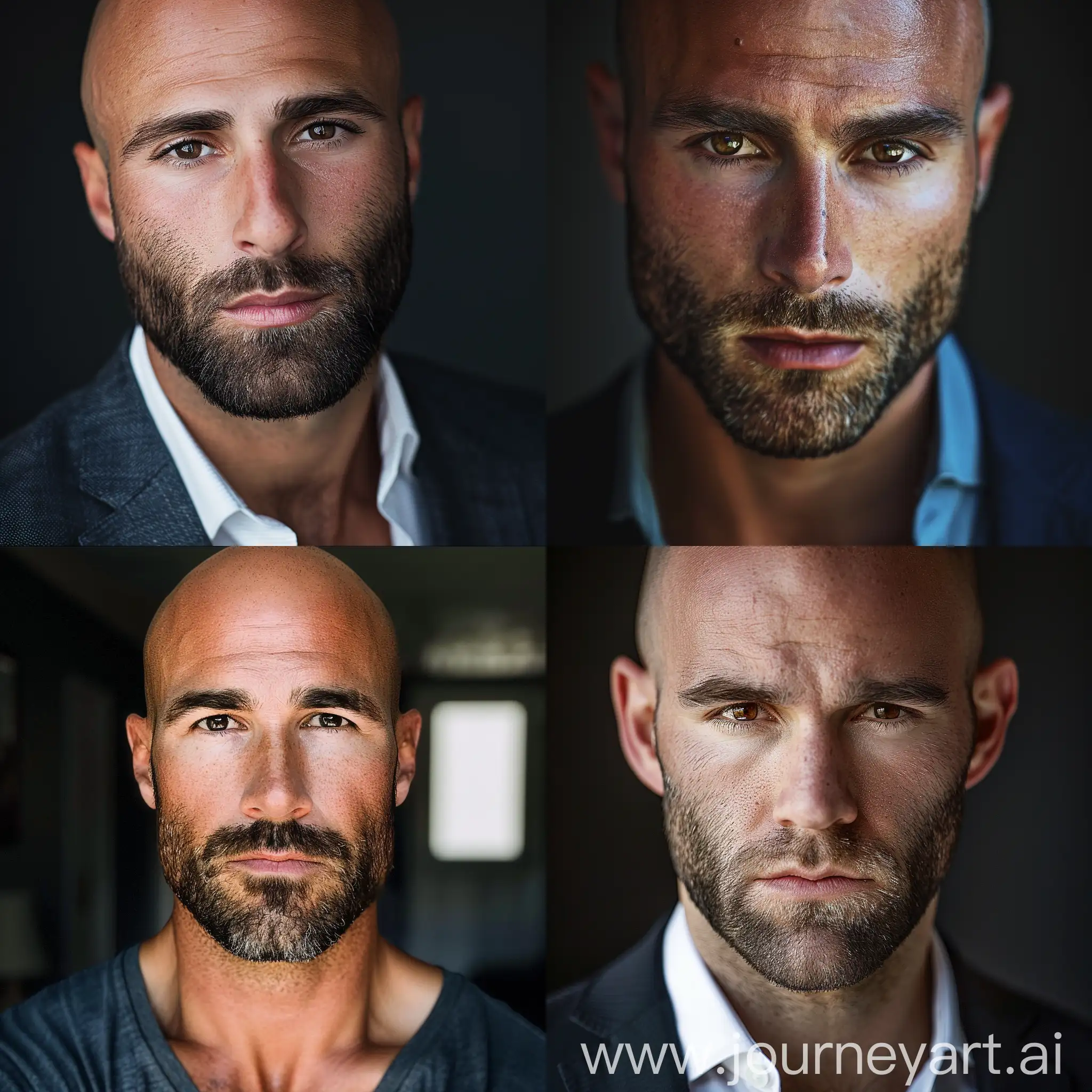 Fit-Bald-Businessman-with-Brown-Eyes-in-His-Late-30s