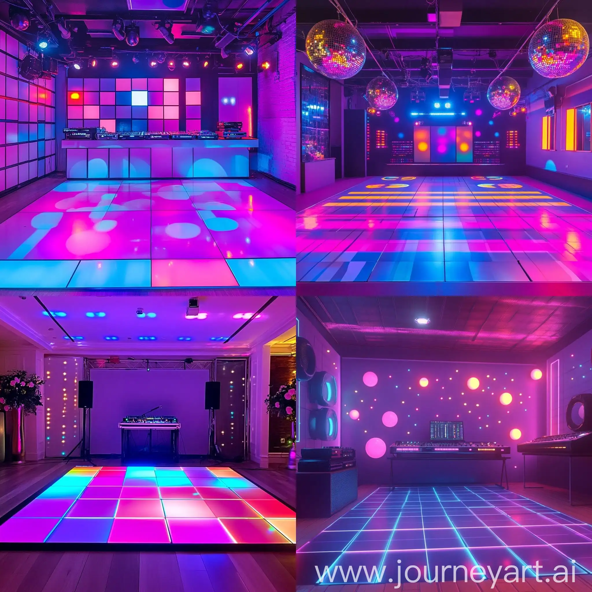 Vibrant-90s-Disco-Party-with-DJ-and-Dance-Floor