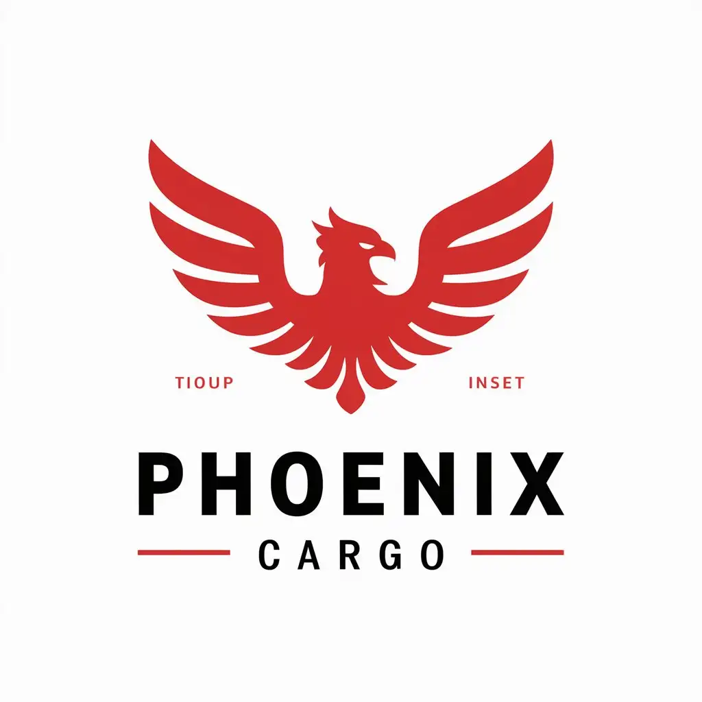 LOGO-Design-for-Phoenix-Cargo-Elegant-Phoenix-Symbol-in-Logistics-Industry