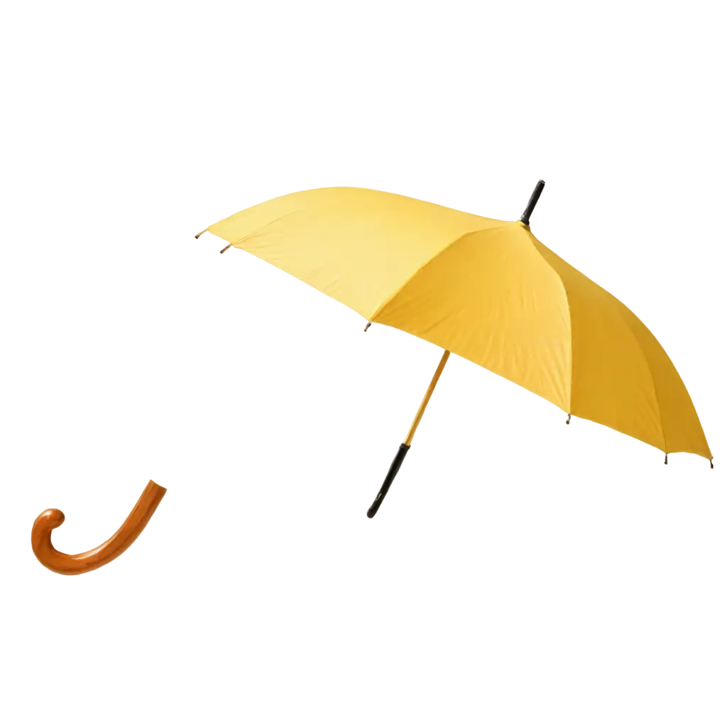 Vivid-Yellow-Umbrella-PNG-Brighten-Your-Designs-with-a-Captivating-Visual-Element