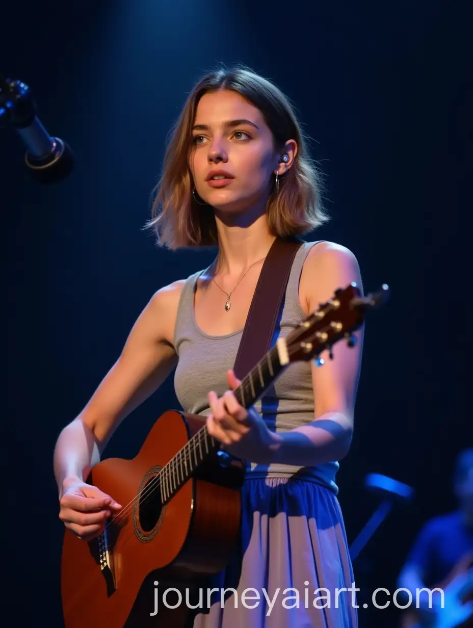Young-Woman-Performing-on-Stage-with-Acoustic-Guitar