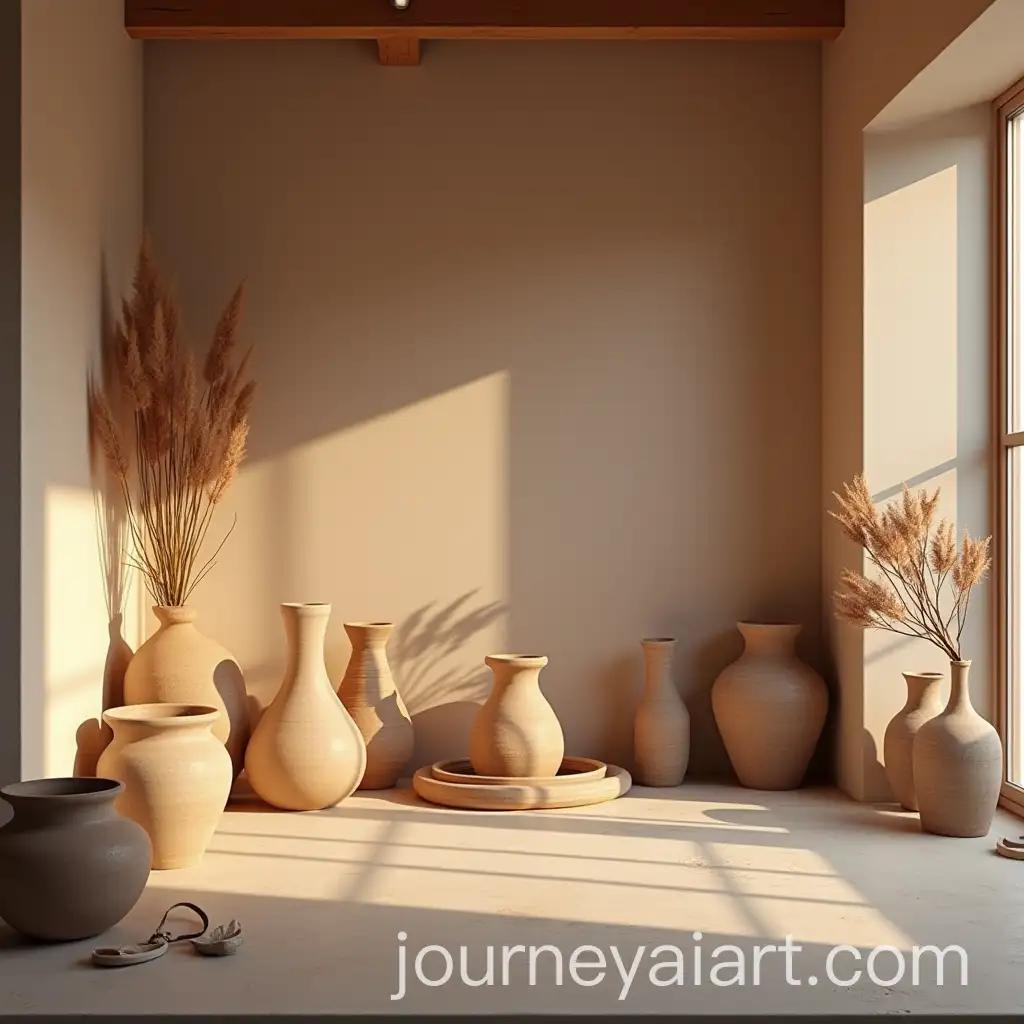 Pottery-Studio-Design-with-Concept-Light-and-Shadow