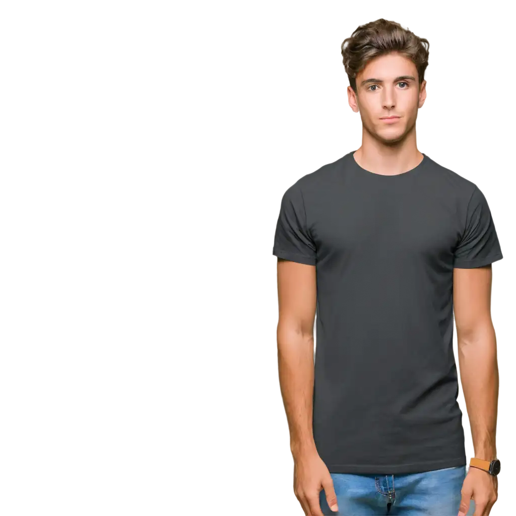 HighResolution-PNG-Mockup-of-a-Close-View-Male-Shirt