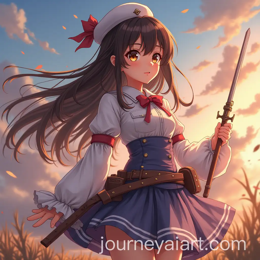 Anime-Warrior-Princess-in-Battle-Scene