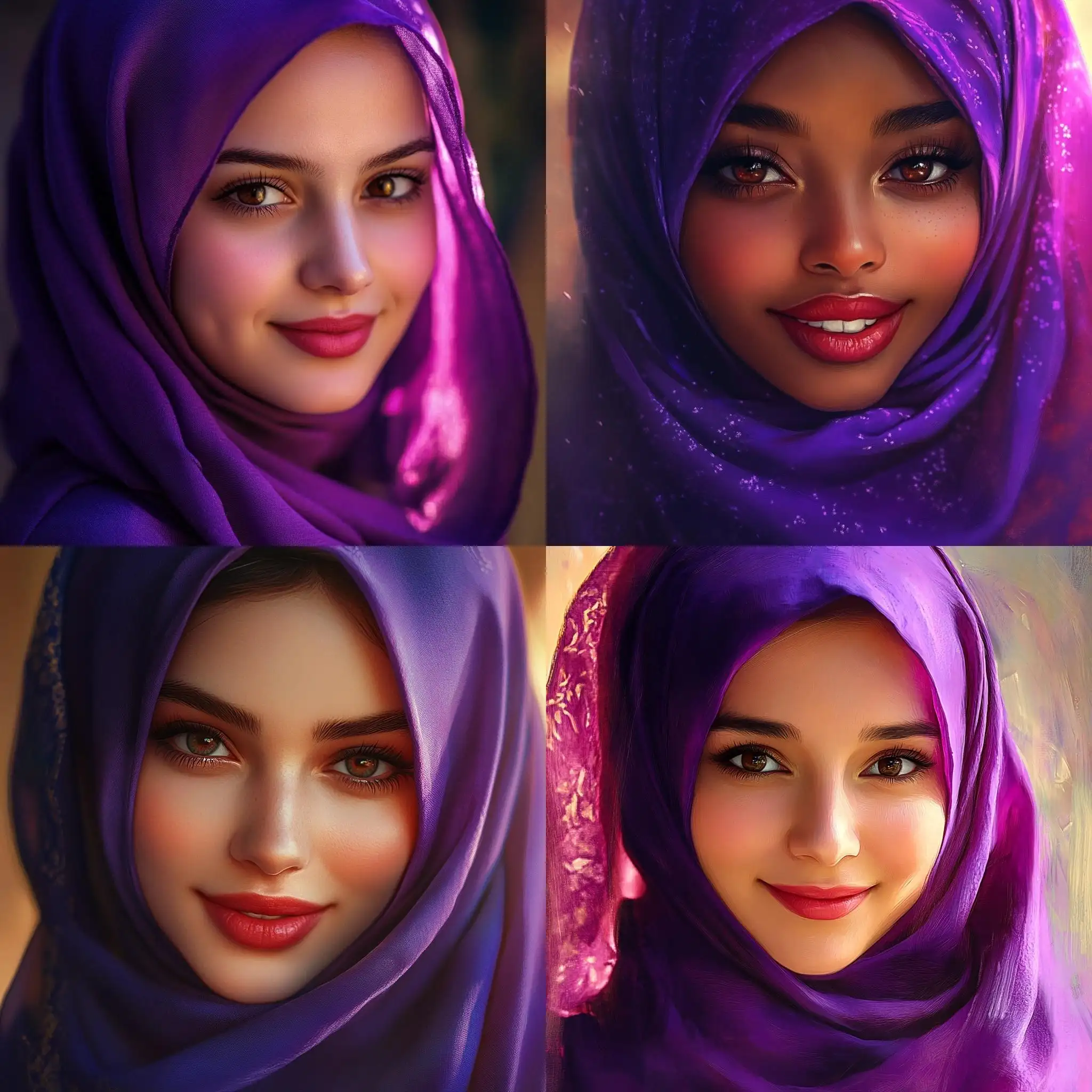 Portrait-of-a-Young-Woman-in-Vibrant-Purple-Hijab