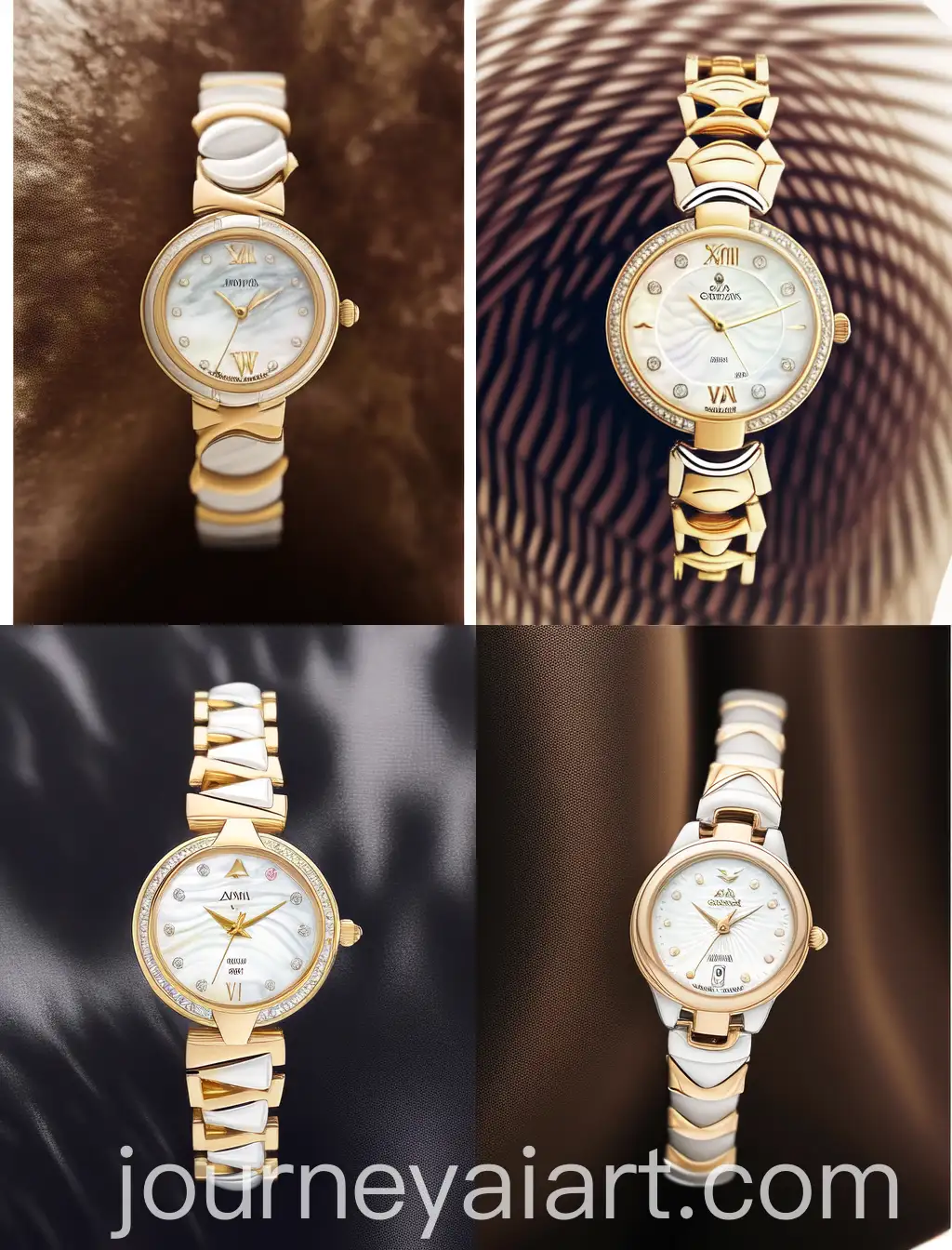 Elegant-Ladies-Gold-Watches-with-Mother-of-Pearl-Dial