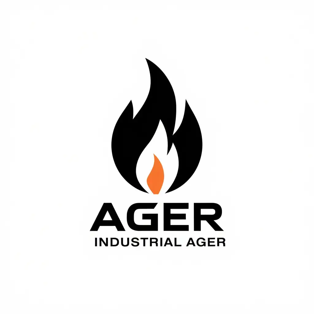 LOGO-Design-for-Ager-Group-Industrial-Fire-Symbol-Moderate-Style-Clear-Background