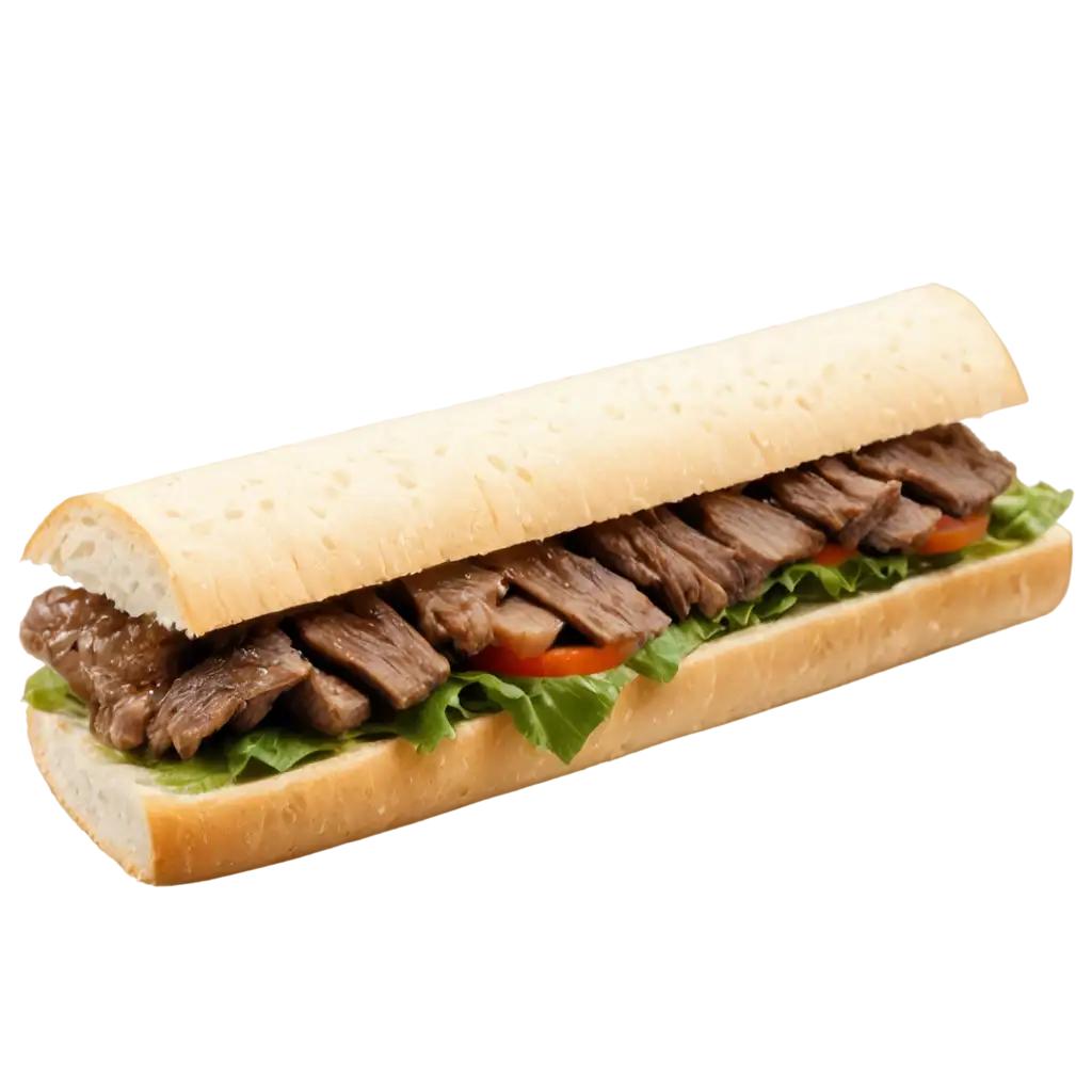 Delicious-Vietnamese-Sandwich-with-Black-Pepper-Beef-HighQuality-PNG-Image