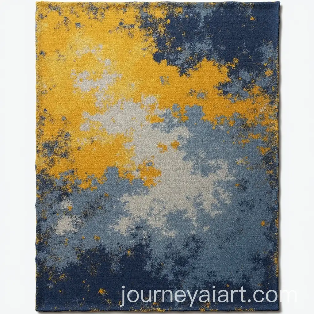 Rectangular-Dark-Blue-and-Yellow-Rug-with-Light-Gray-Accents