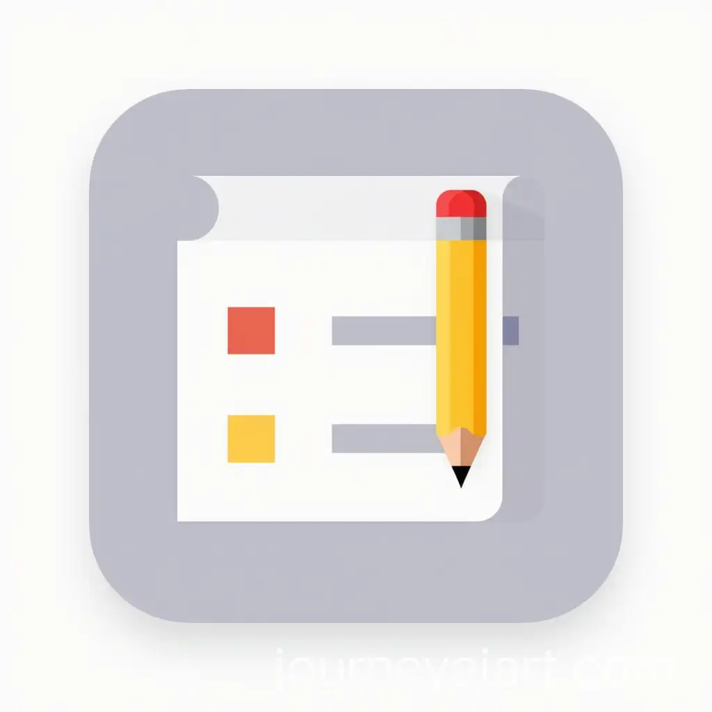 Student-Exam-Prep-Tracking-App-Icon-with-Pencil-and-Paper