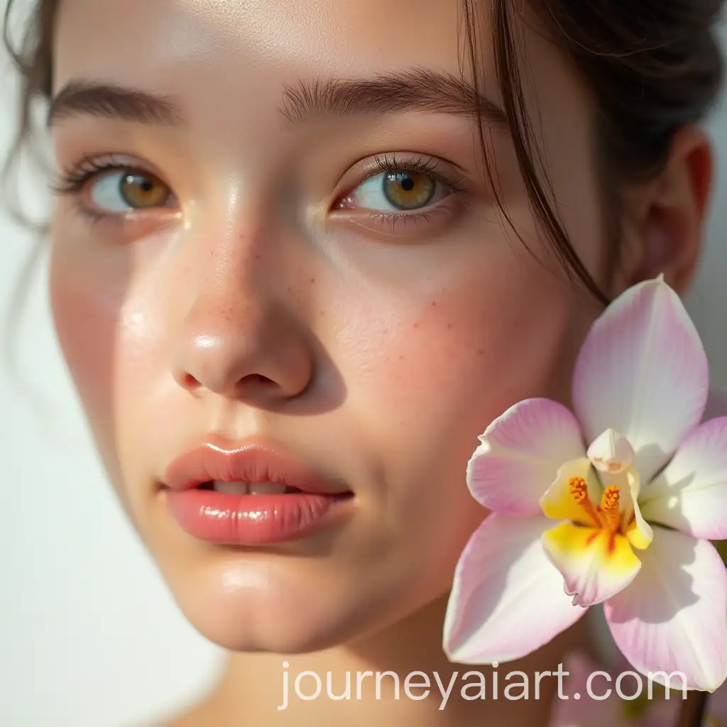 UltraCloseUp-Beauty-Portrait-of-a-Woman-with-HeterochromiaAI-Image-Prompt-Expansion-and-Natural-Skin-Texture