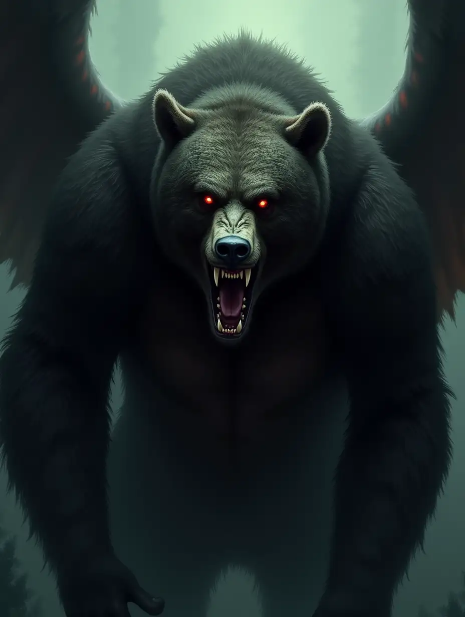 Terrifying-Grizzly-Bear-Vampire-Hybrid-with-Glowing-Eyes-and-Wings