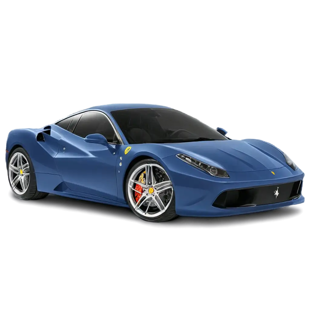 Stunning-Dark-Blue-Ferrari-PNG-Perfect-for-HighQuality-Digital-Art