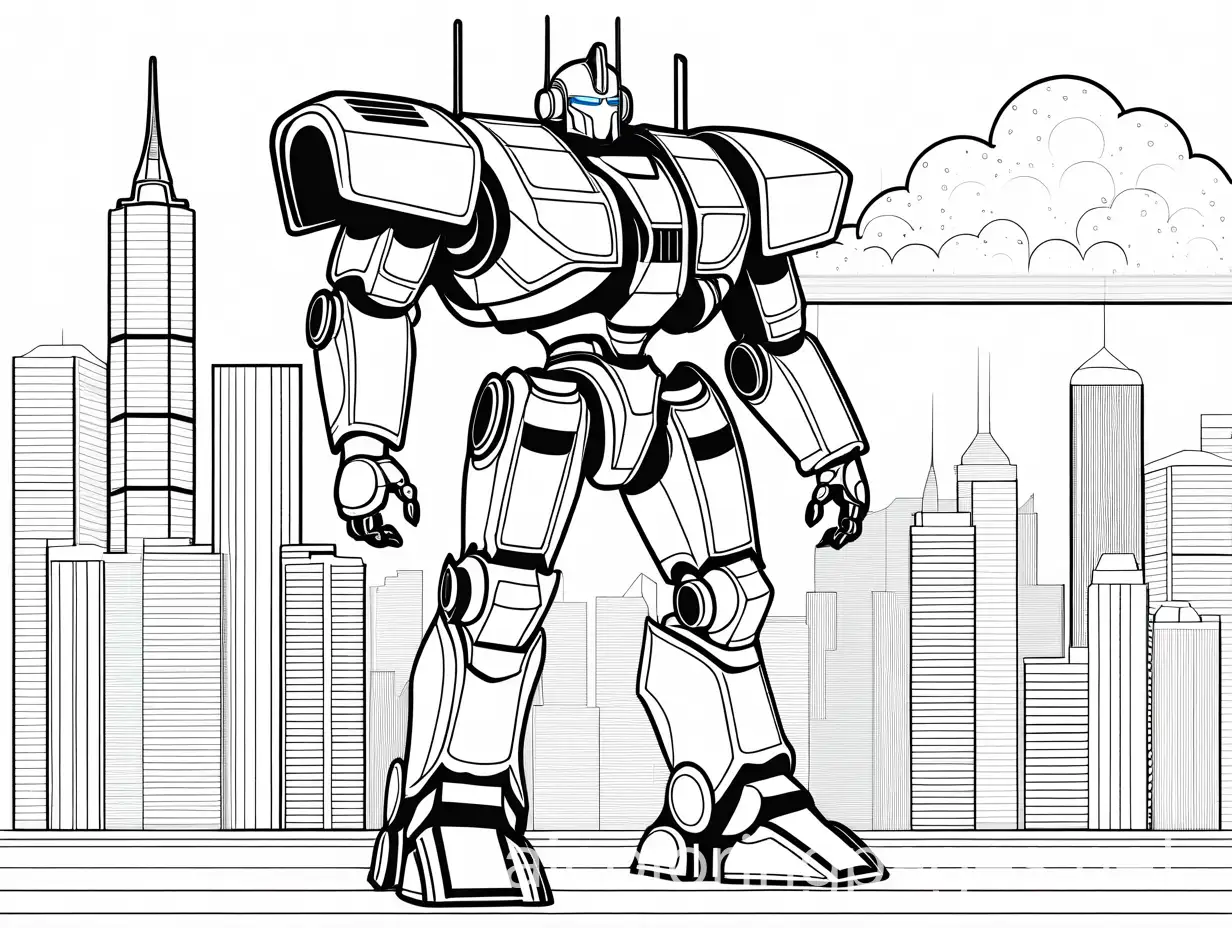 Giant-Knight-Robot-Ready-for-Battle-in-a-Cityscape