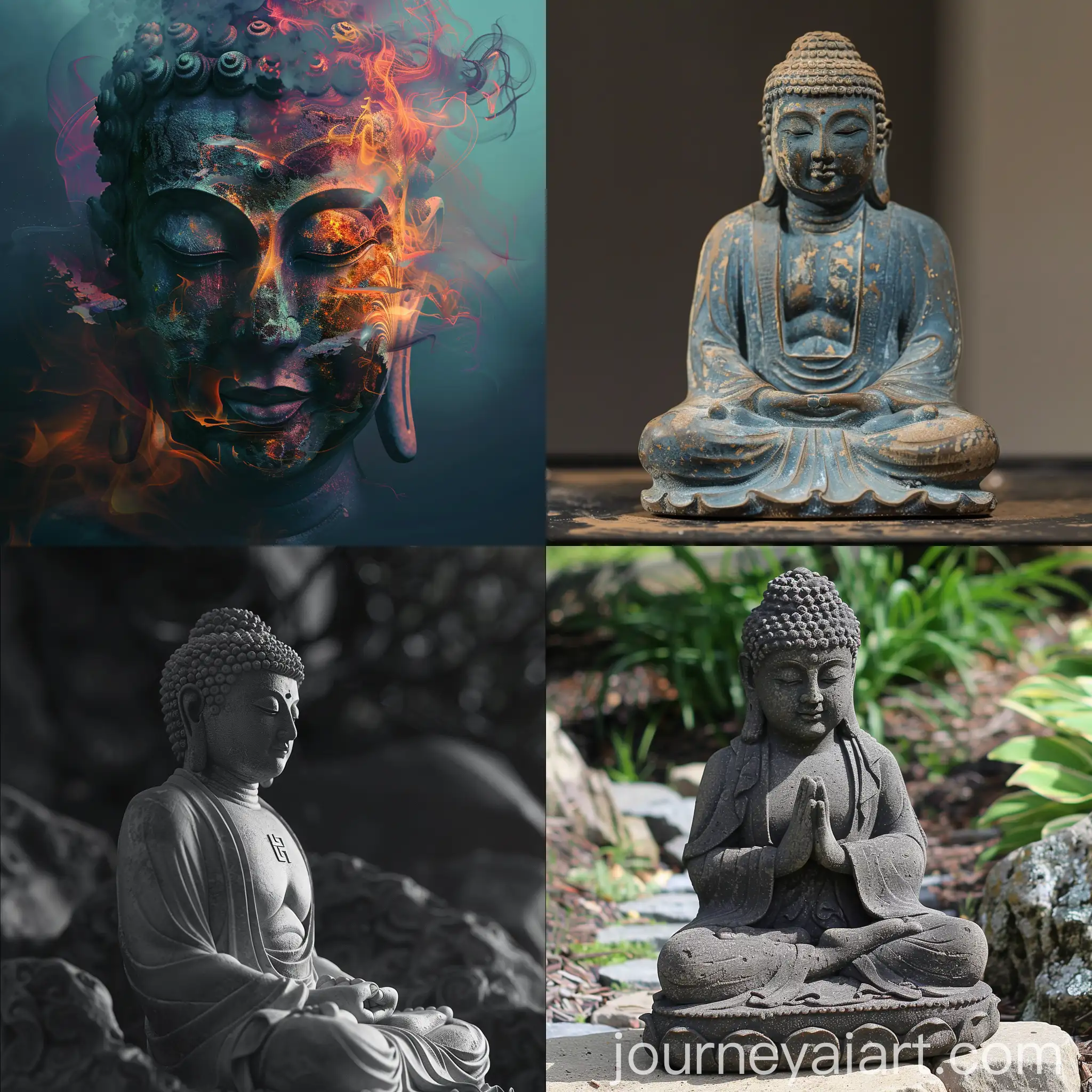 Serene-Buddha-Statue-with-Traditional-Ornamentation