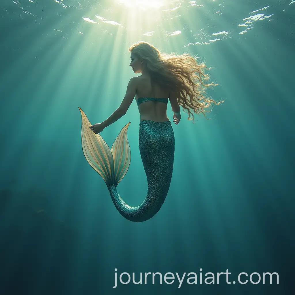 Perfectly-Proportioned-Mermaid-in-a-Serene-Lagoon