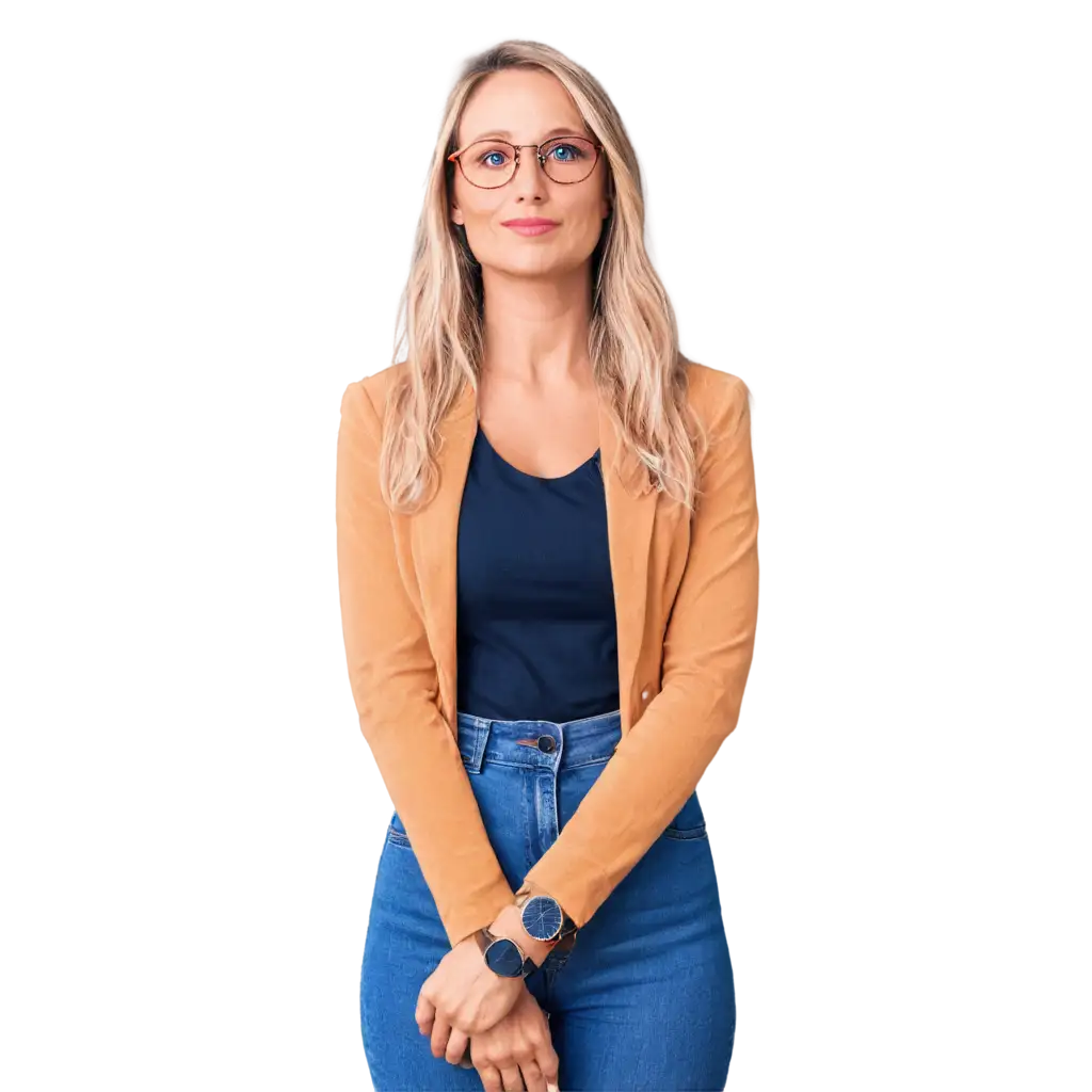 Portrait-of-a-Blonde-Woman-with-Glasses-in-Her-Late-30s-PNG-Image-for-Clear-HighQuality-Use