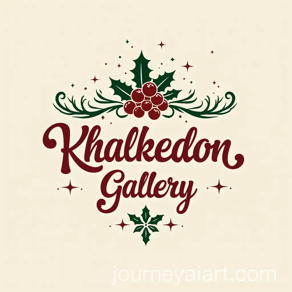 Christmas-Themed-Logo-for-Khalkedon-Gallery