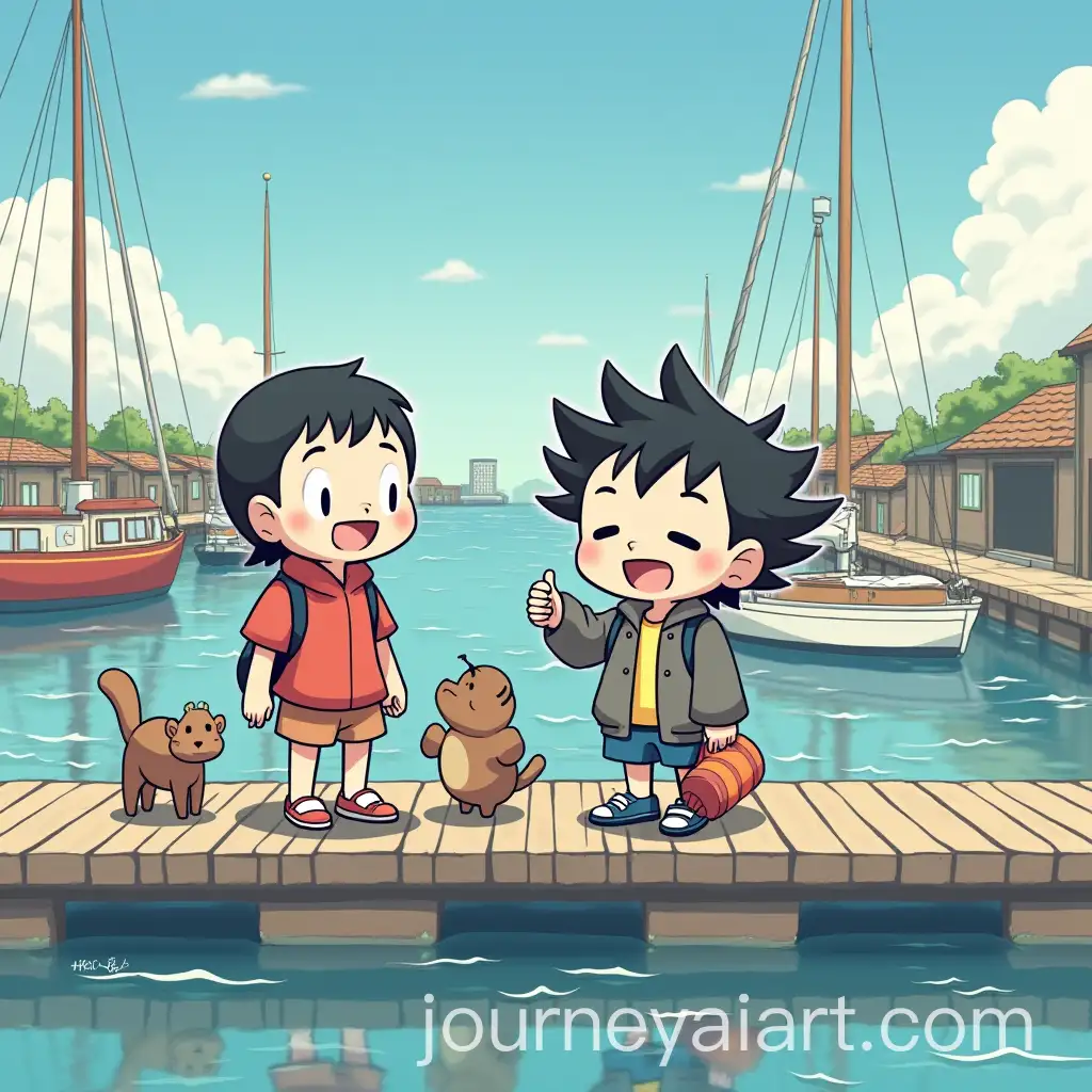 Nobita-Exploring-Pantoloan-Harbor-with-Local-Residents