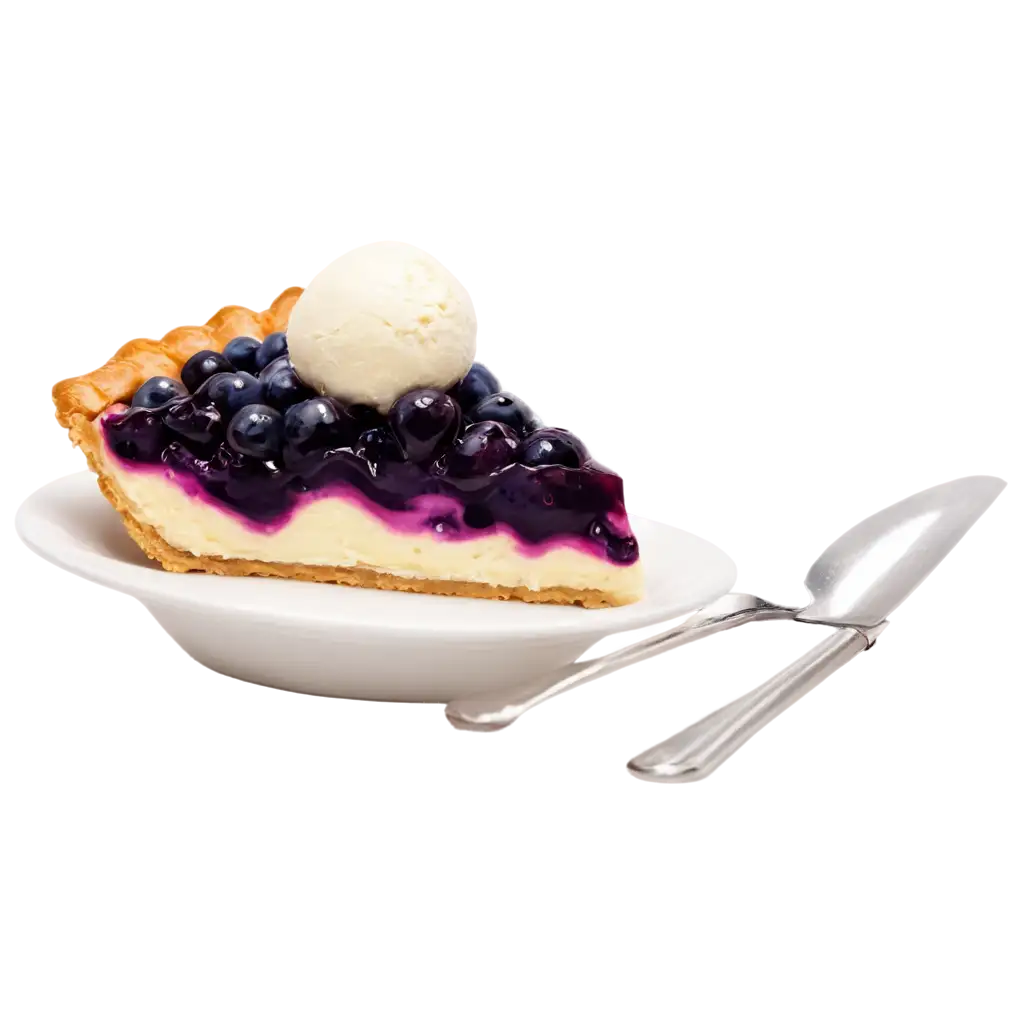 Delicious-Blueberry-Pie-Slice-with-Melting-Vanilla-Ice-Cream-Free-PNG-for-HighQuality-Graphic-Design