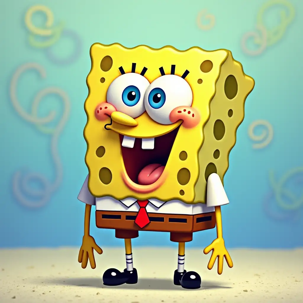 SpongeBob on 2d