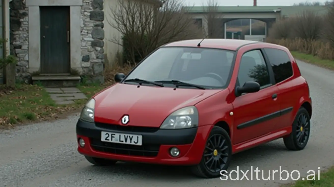 Clio-3-Car-Parked-Near-Sensitive-Area-with-CRS-Background