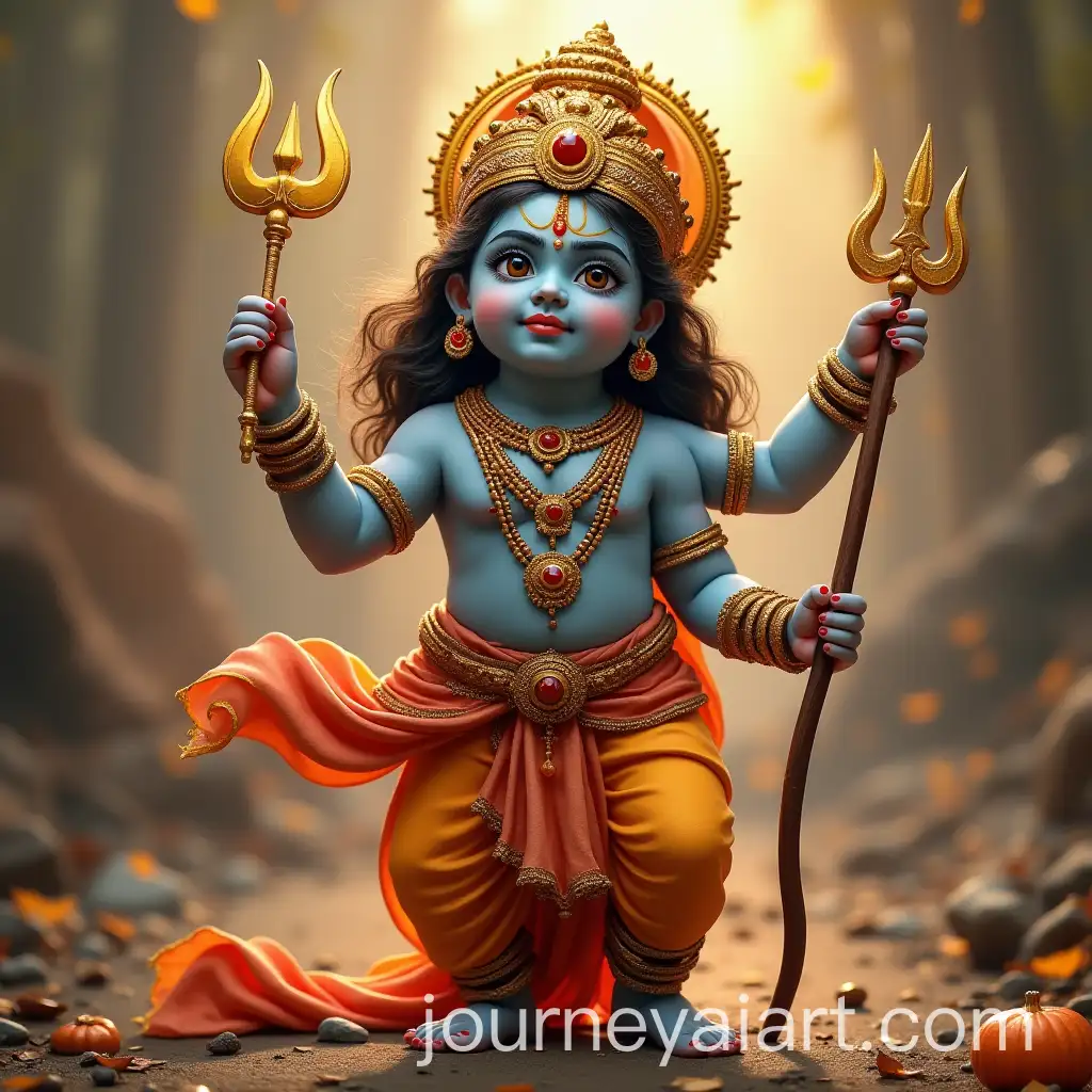 Cute-Illustration-of-Lord-Ram-and-Hanuman-in-Divine-Harmony