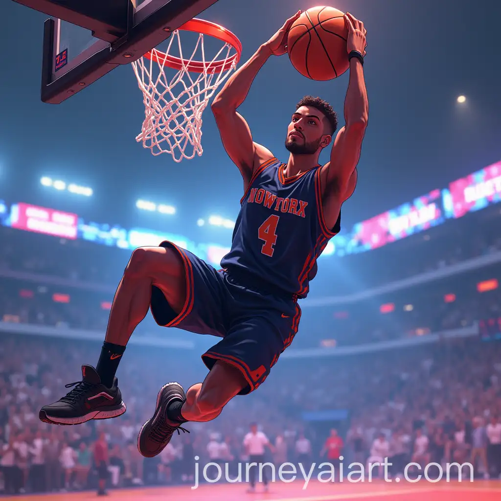 Anime-Basketball-Player-Dunking-in-Cyberpunk-Gym