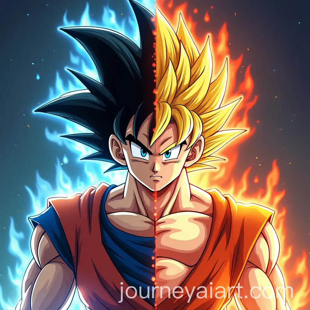 Dynamic-Fusion-of-Two-Characters-in-Dragon-Ball-Style