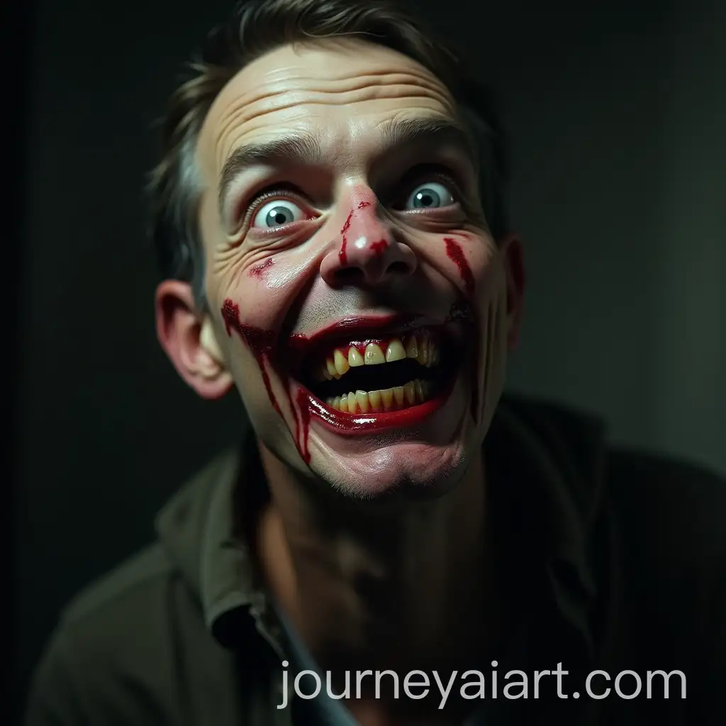 Creepy-Grinning-Man-with-Bloodshot-Eyes-and-Pale-Skin
