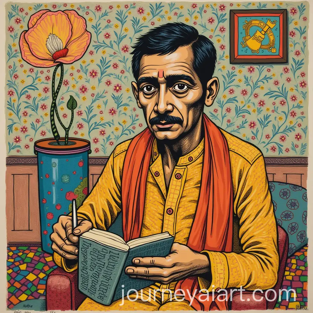Vikram-Sarabhai-in-Pattachitra-Painting-Style