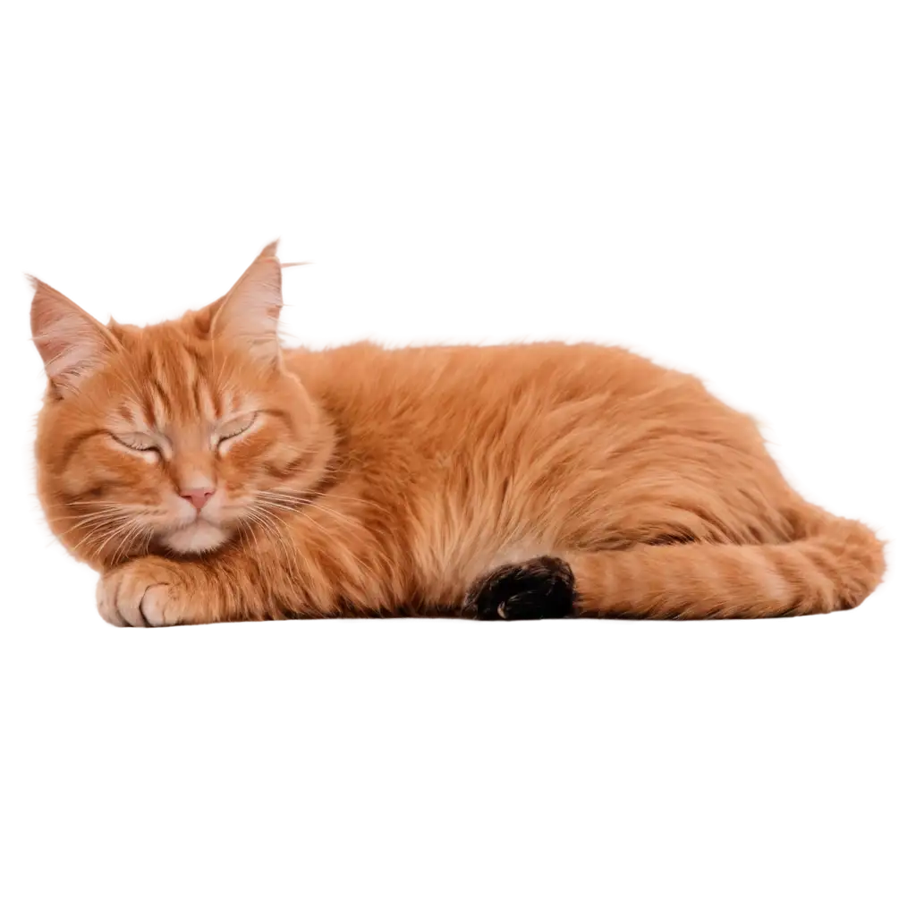 RedHaired-Cat-Sleeping-on-Windowsill-PNG-Image-HighQuality-and-Versatile