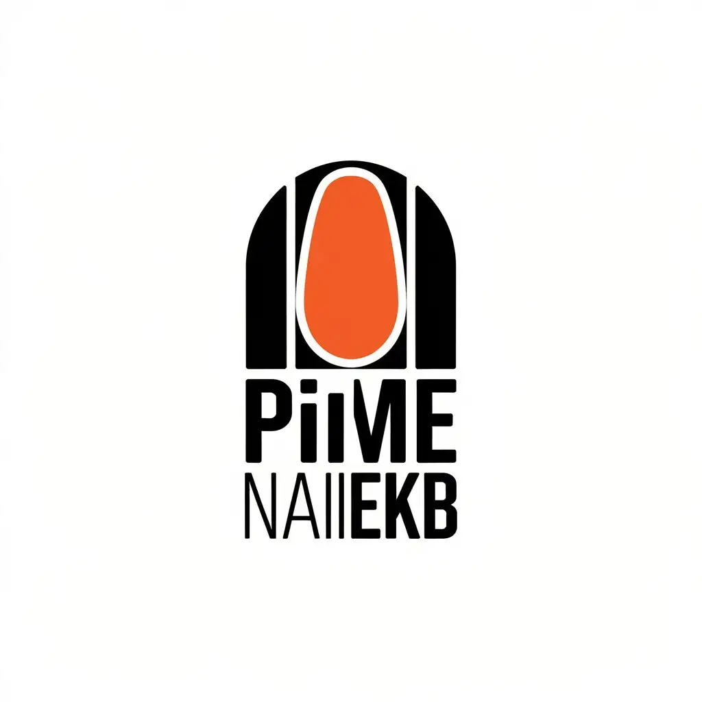 LOGO Design for Pime Nail Ekb Stylish Modern with Bright Colors and Professional Graphics